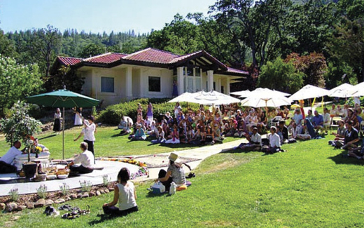Devotees at the Mountain of Attention Sanctuary, California, 2005