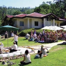 Devotees at the Mountain of Attention Sanctuary, California, 2005